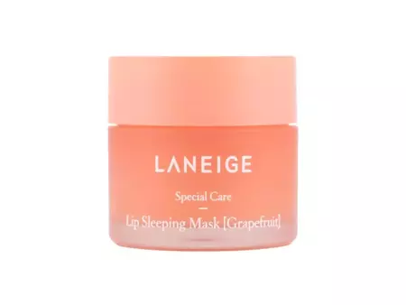 Laneige - Lip Sleeping Mask - Grapefruit - Интенсивно регенерирующая маска для губ с ароматом грейпфрута