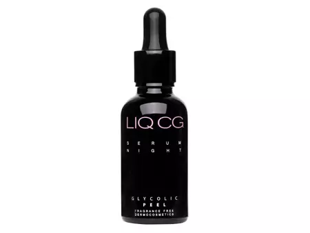 Liqpharm - LIQ CG Serum Night 7% Glycolic PEEL - Разглаживающая ночная сыворотка с 7% гликолевой кислотой - 30ml