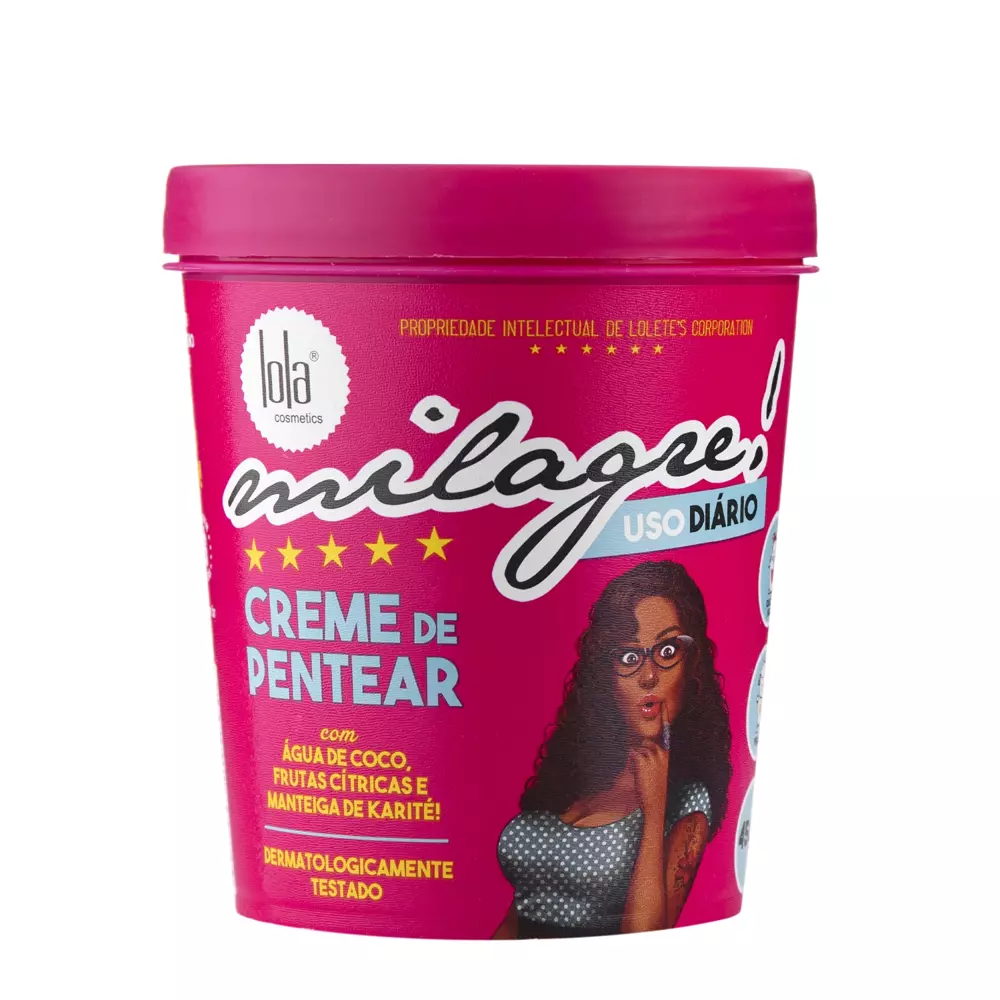 Lola Cosmetics - Milagre Creme - Combing Cream Hair Mask - Маска для сухих и поврежденных волос - 450g