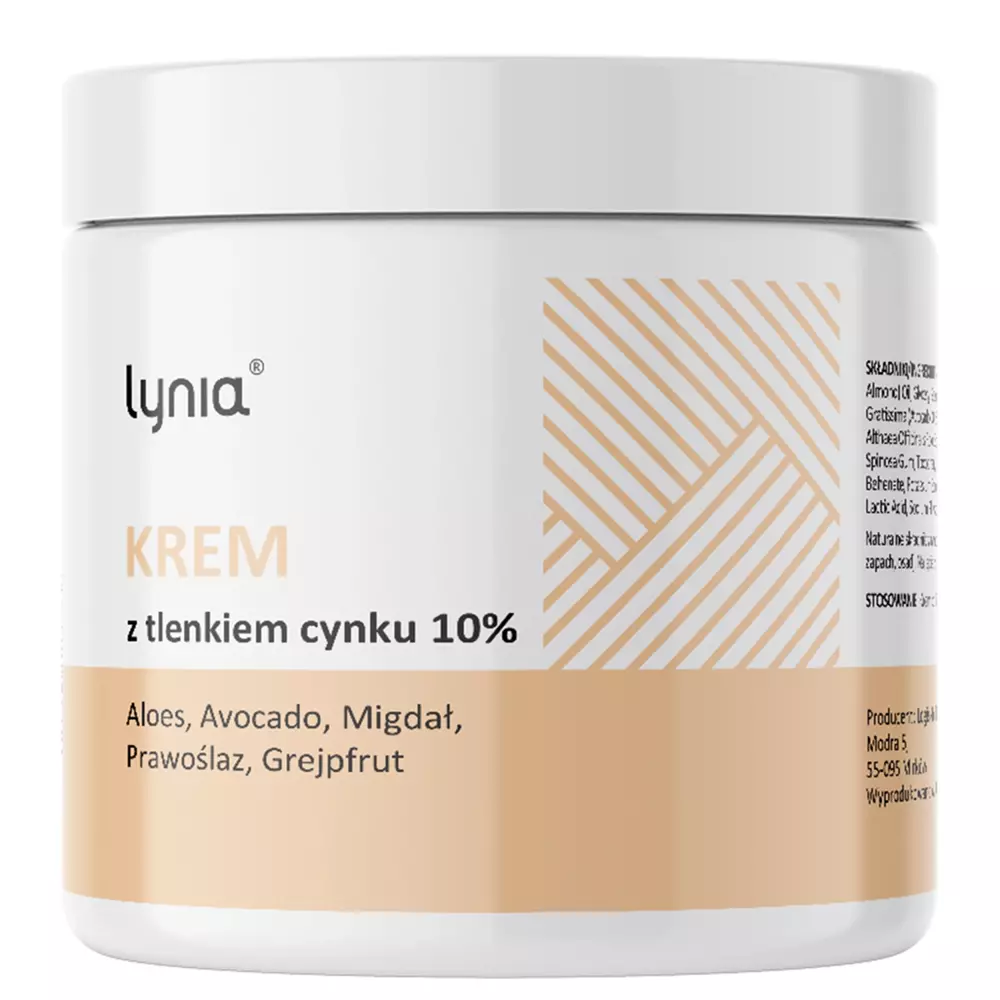 Lynia - Крем с оксидом цинка 10% - Krem z Tlenkiem Cynku 10% - 100ml