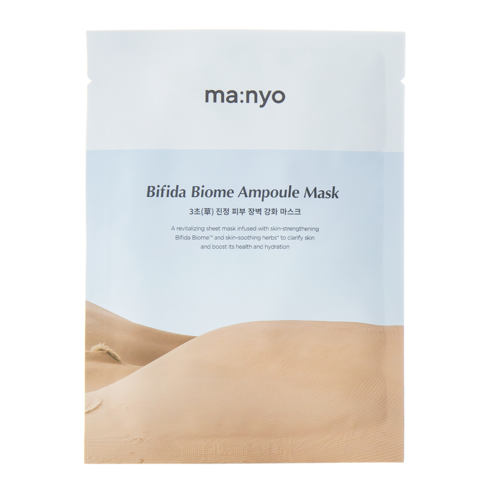 Ma:nyo - Bifida Biome Ampoule Mask - Восстанавливающая тканевая маска для лица - 1шт./30g