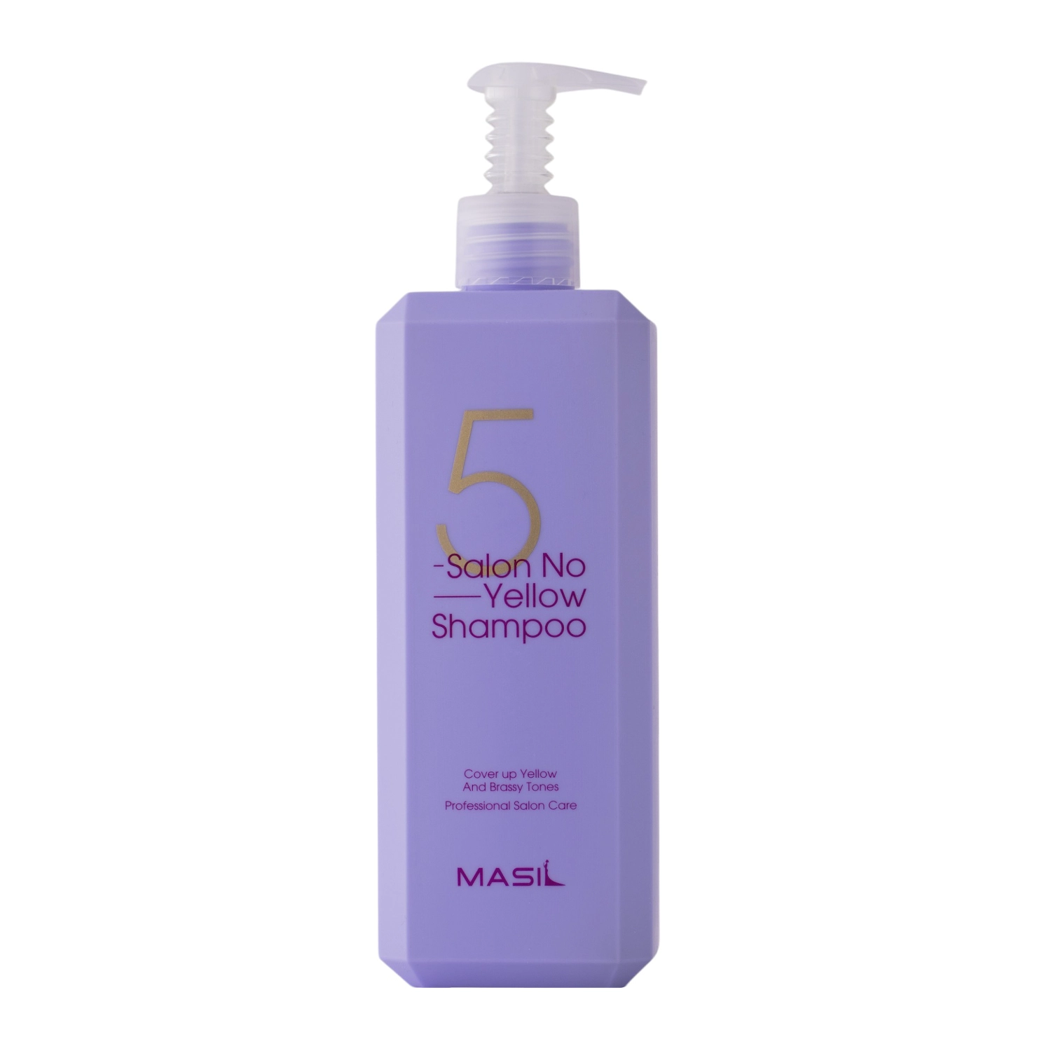 Masil - 5 Salon No Yellow Shampoo - Тонирующий шампунь для окрашенных волос - 500ml