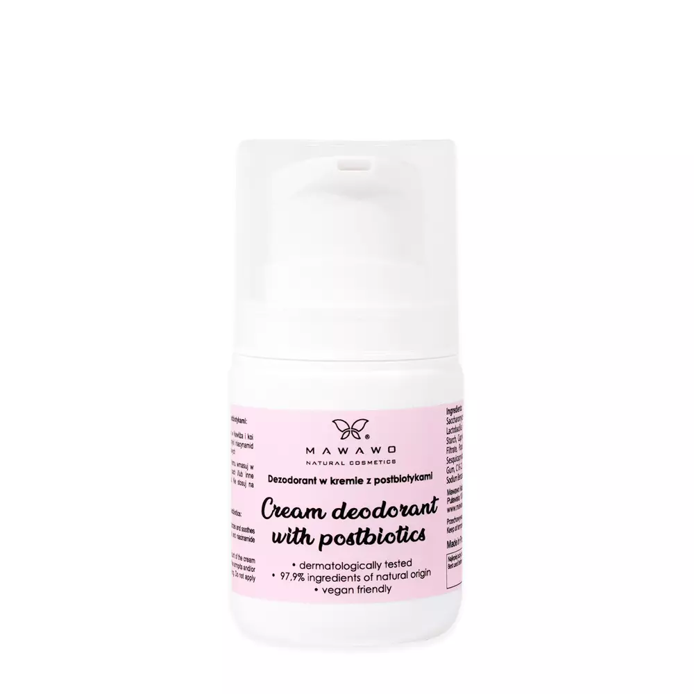 Mawawo - Cream Deodorant with Posbiotics - Кремовый дезодорант с постбиотиками - 60ml