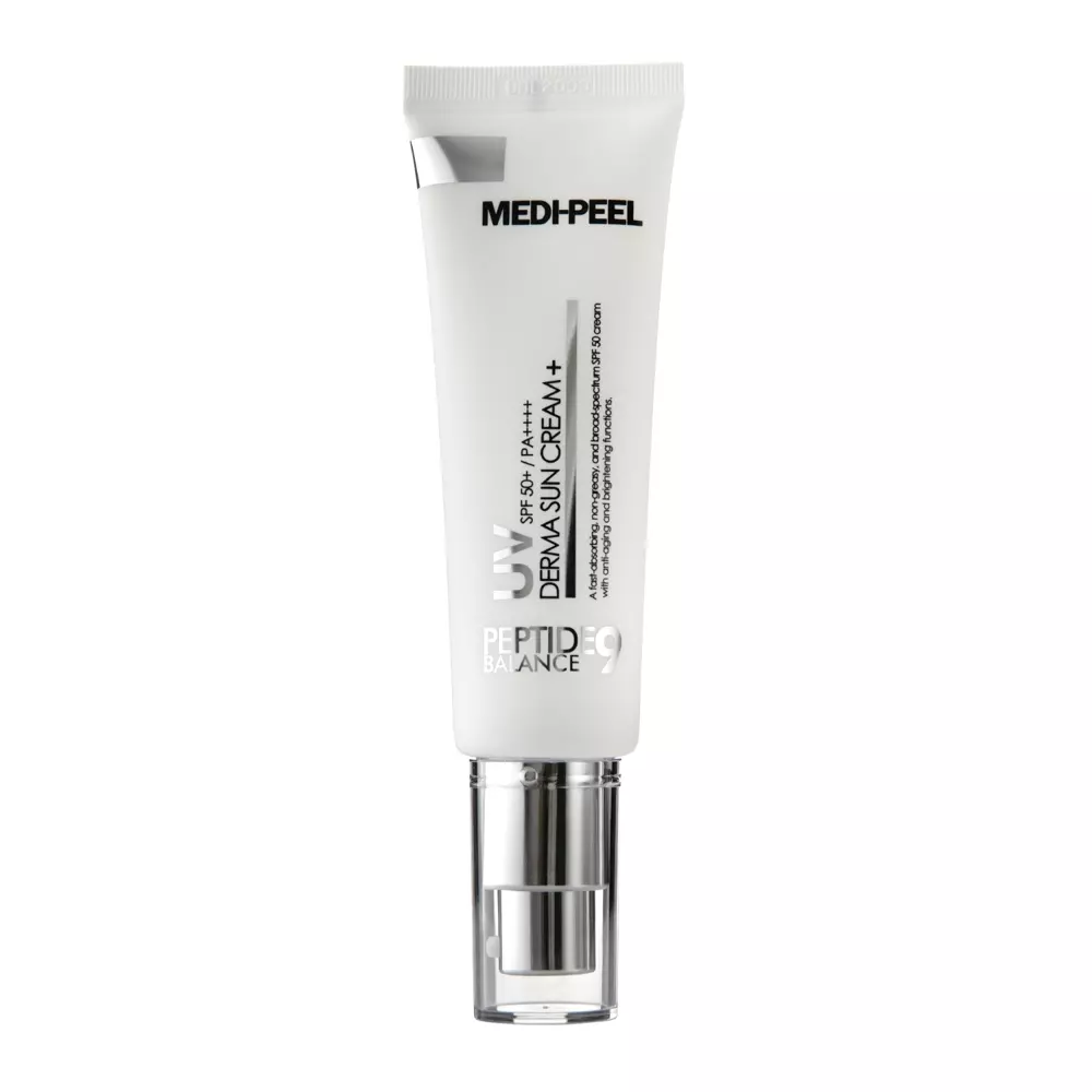 Medi-Peel - Peptide 9 UV Derma Sun Cream SPF50+ PA++++ - Увлажняющий солнцезащитный крем - 50ml