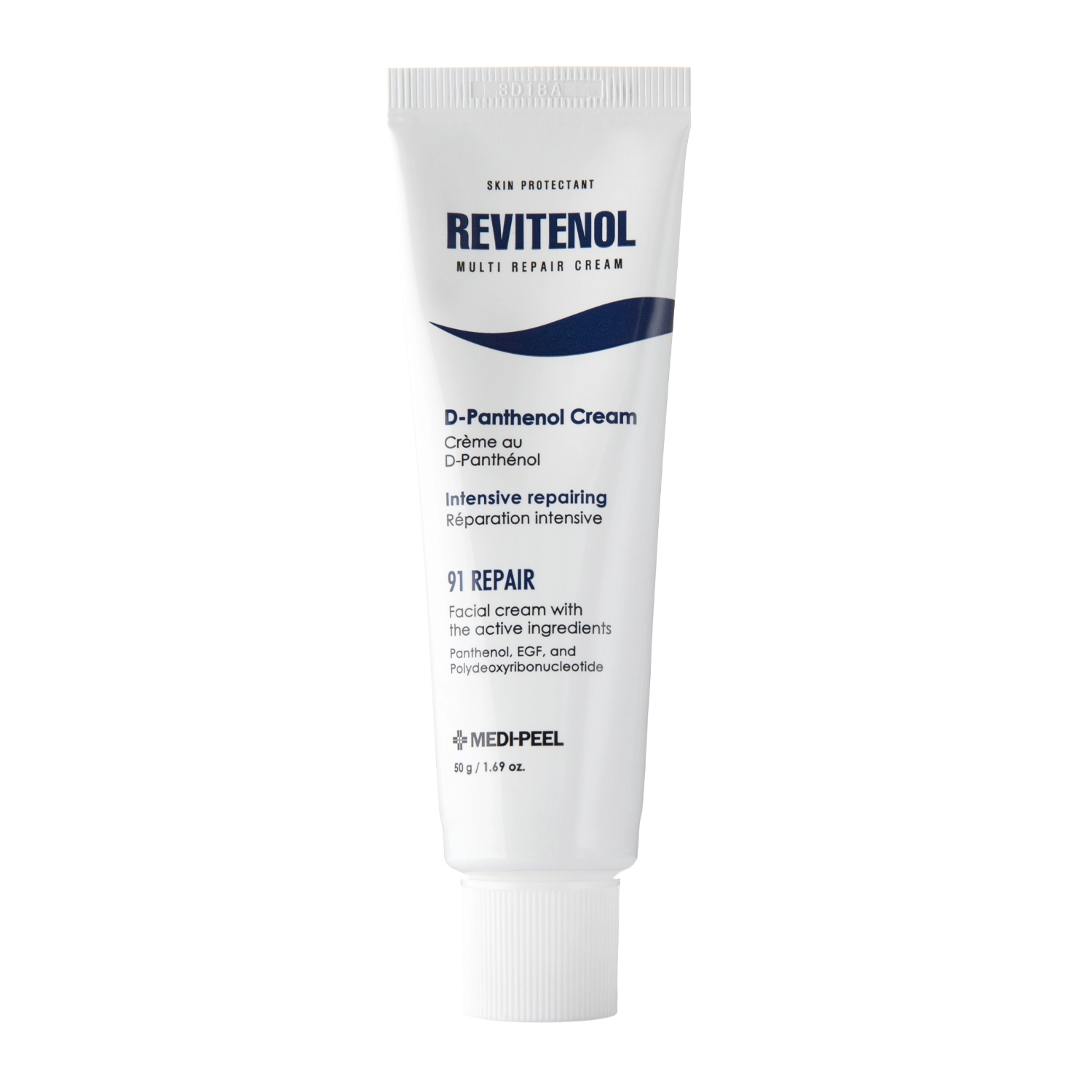 Medi-Peel - Revitenol Cream - Восстанавливающий крем для лица с пантенолом - 50g