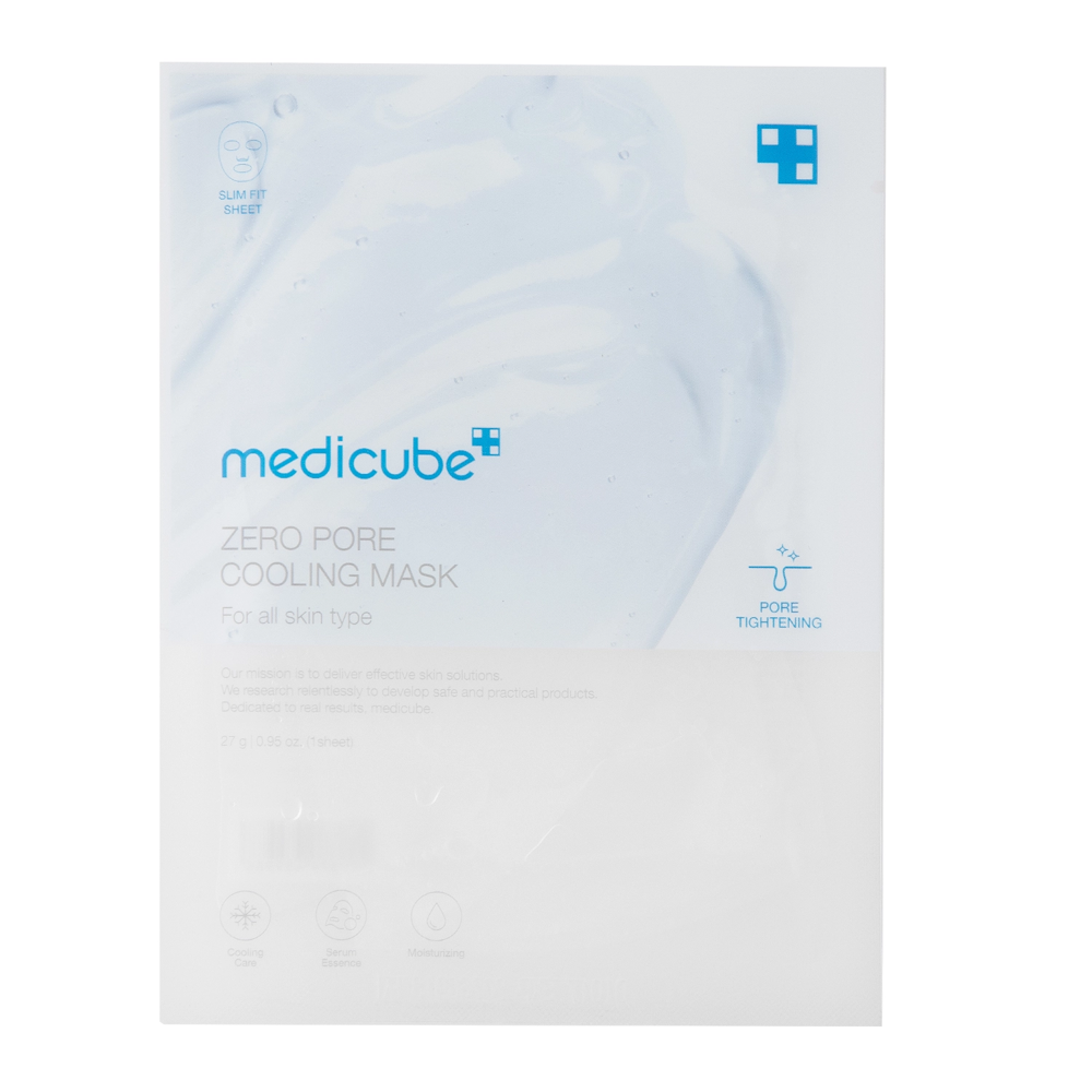 Medicube - Zero Pore Cooling Mask - Охлаждающая тканевая маска для лица - 1шт./27g