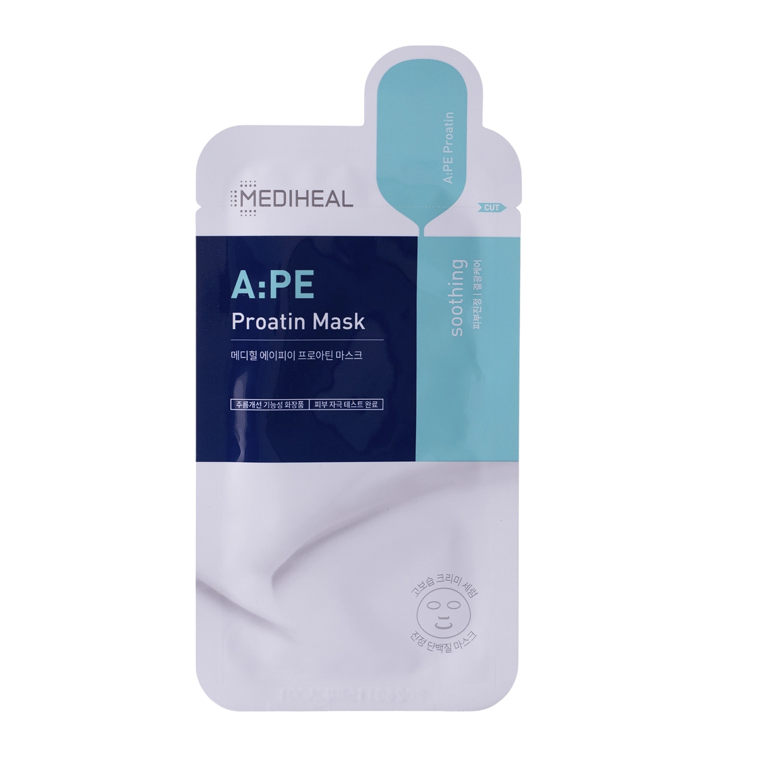 Mediheal - A:PE Proatin Mask - Успокаивающая тканевая маска для лица - 25ml