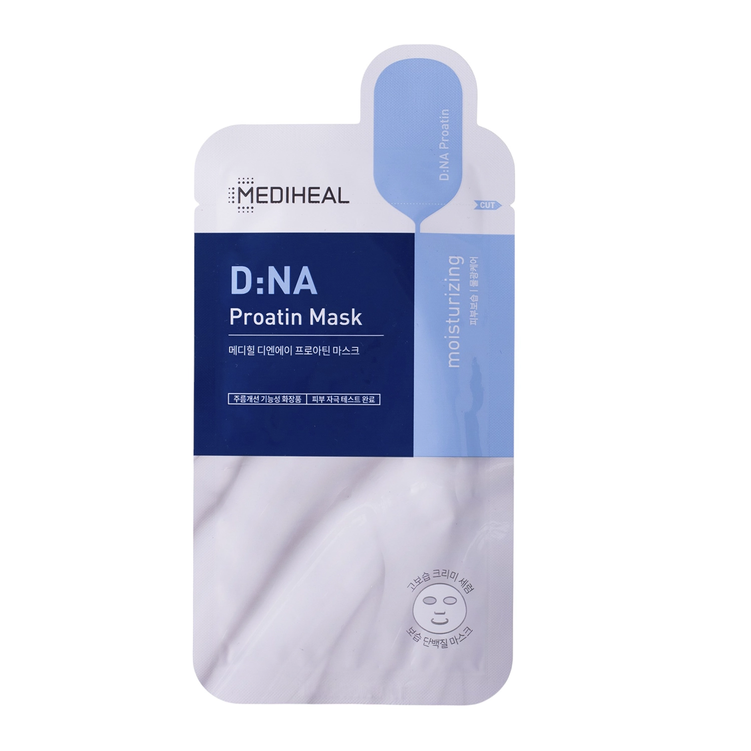 Mediheal - D:NA Proatin Mask - Увлажняющая тканевая маска для лица - 1шт./25ml