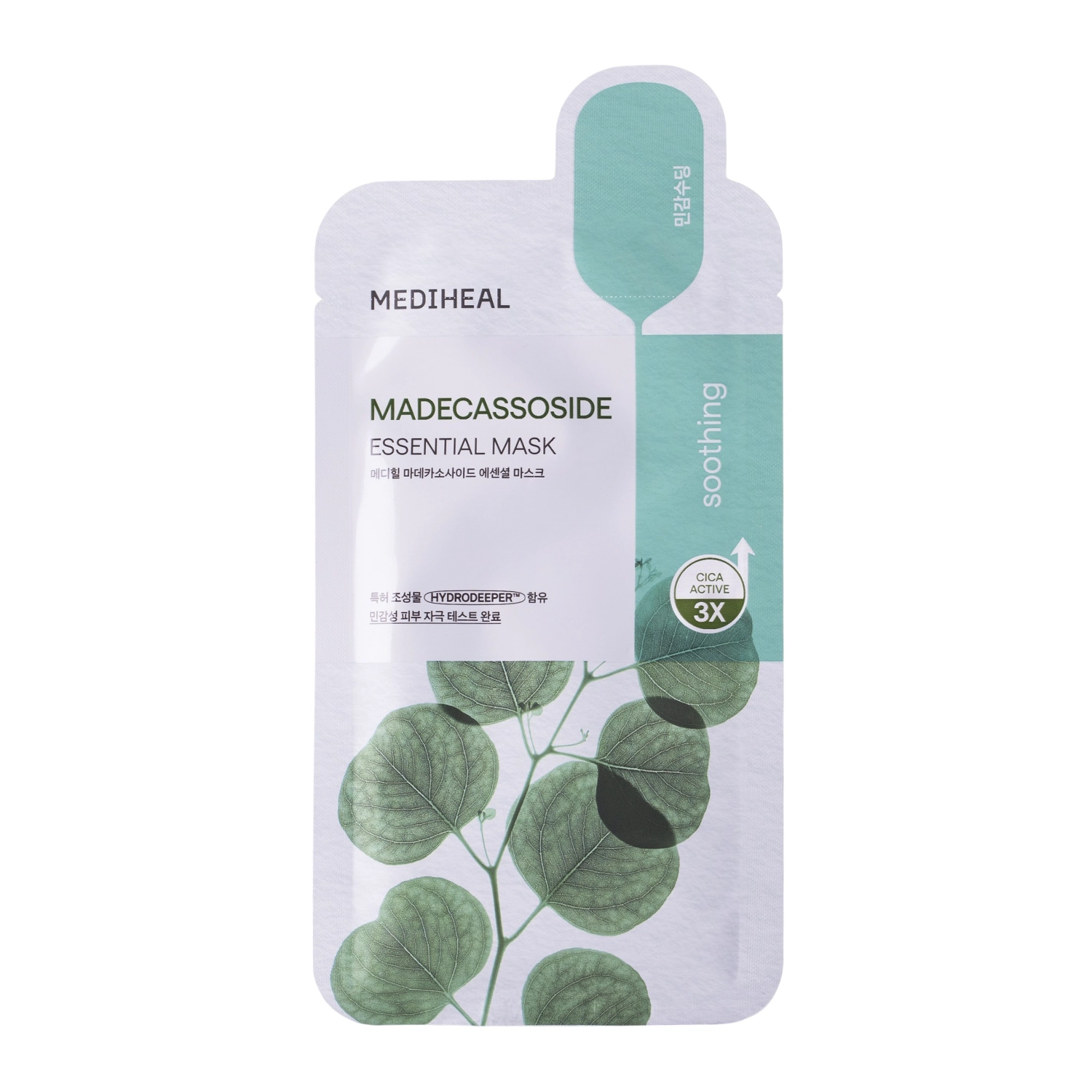 Mediheal - Madecassoside Essential Mask - Успокаивающая тканевая маска с мадекассосидом -1шт./24ml