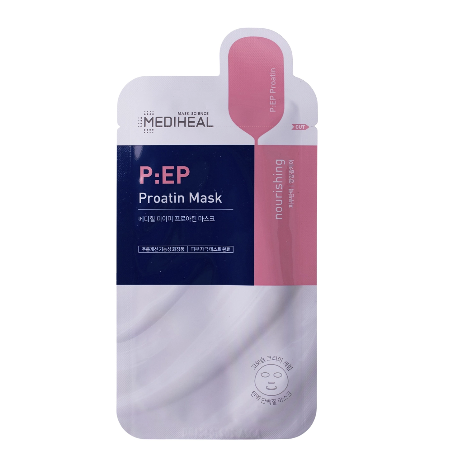 Mediheal - P:EP Proatin Mask - Укрепляющая тканевая маска с пептидами - 1шт./25ml