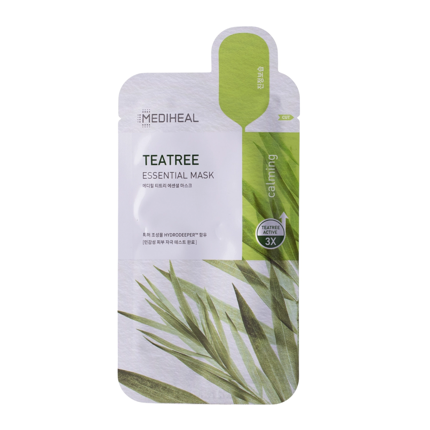 Mediheal - Teatree Essential Mask - Успокаивающая тканевая маска с экстрактом чайного дерева - 1шт./24ml