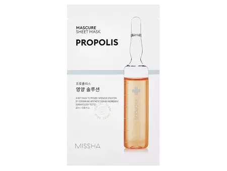 Missha - Тканевая маска для лица с прополисом - Mascure Propolis Nutrition Sheet Mask - 28ml