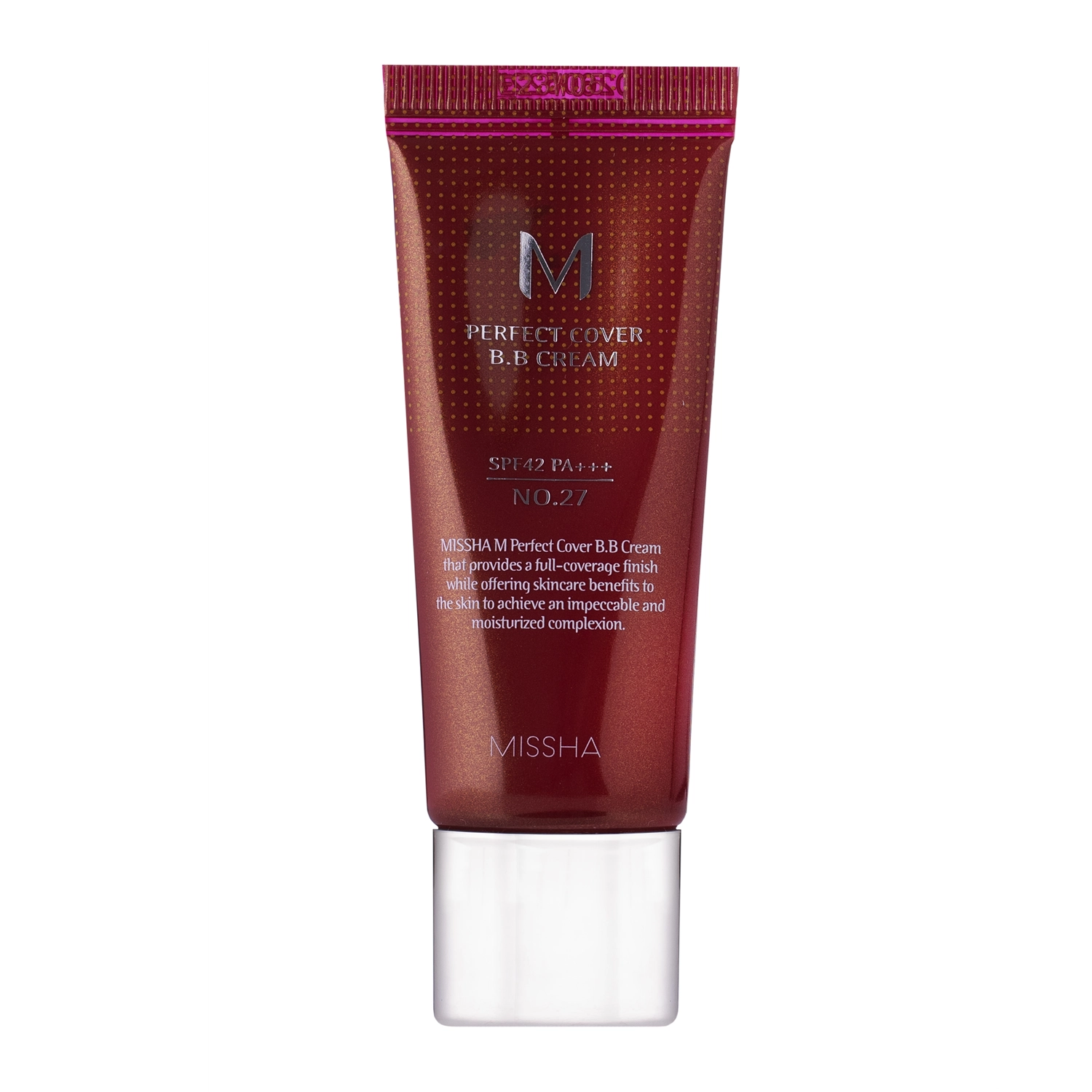 Missha - ВВ-крем для лица - M Perfect Cover BB Cream SPF42/PA+++ - No.27 Honey Beige - 20ml