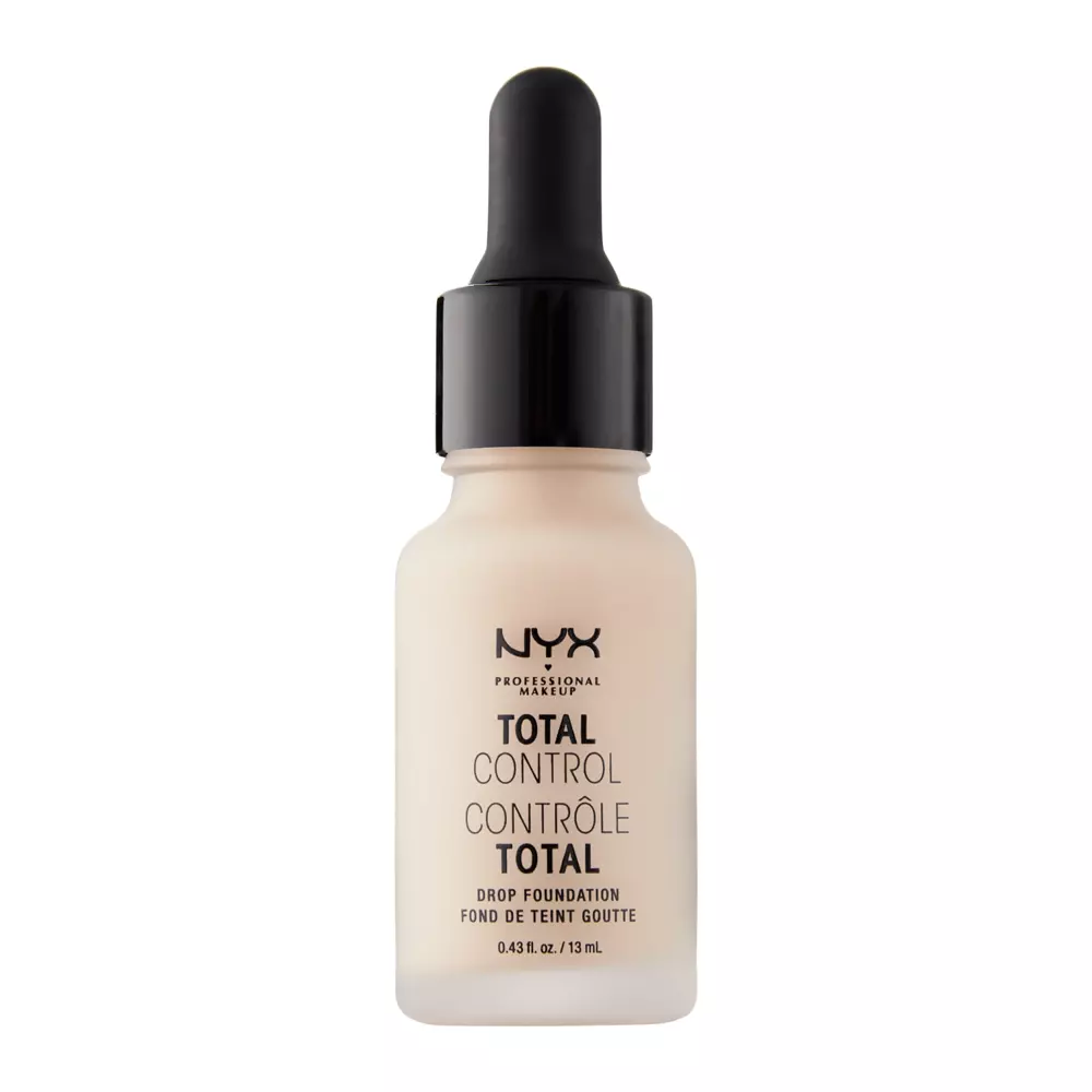 NYX Professional Makeup - Жидкая тональная основа - Total Control Drop Foundation - Alabaster - 13ml