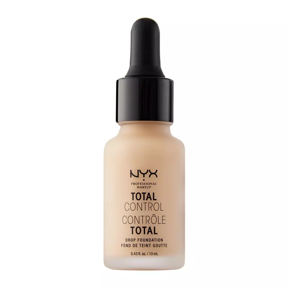 NYX Professional Makeup - Жидкая тональная основа - Total Control Drop Foundation - Natural - 13ml