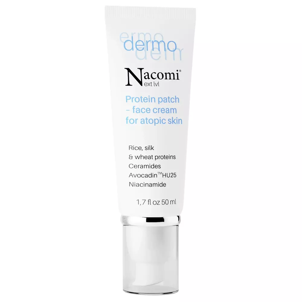 Nacomi - Протеиновый пластырь - Крем для атопичной кожи - Dermo - Protein Patch - Face Cream for Atopic Skin - 50ml