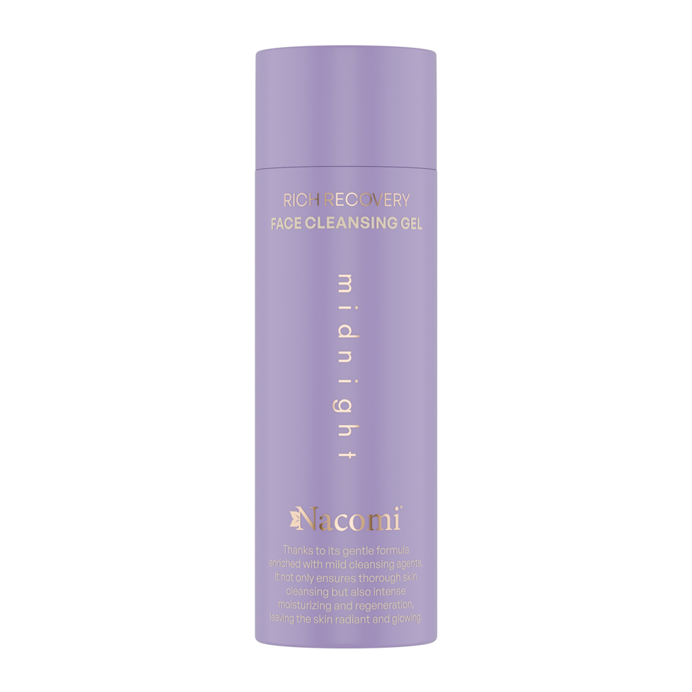 Nacomi - Rich Recovery Face Cleansing Gel - Гель для умывания лица - Midnight - 140ml