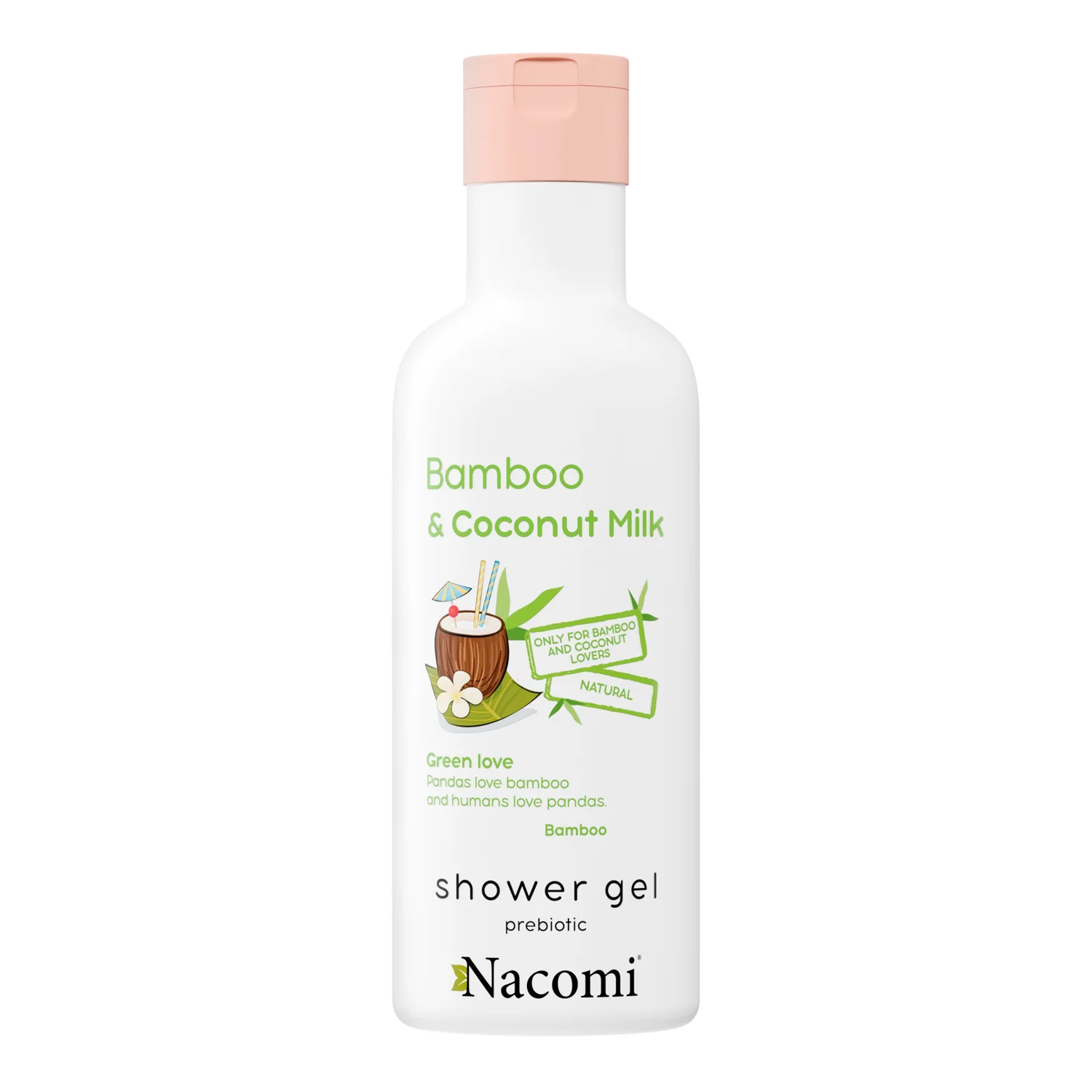 Nacomi - Shower Gel - Bamboo & Coconut Milk - Гель для душа - Бамбук с кокосовым молоком - 300ml