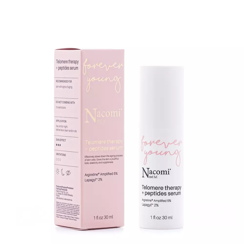 Nacomi - Теломерная терапия с пептидами - Telomere Therapy + Peptides Serum - 30ml