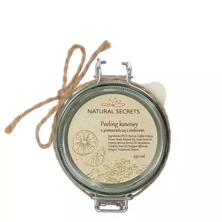 Natural Secrets - Кофейный скраб с апельсином и имбирем