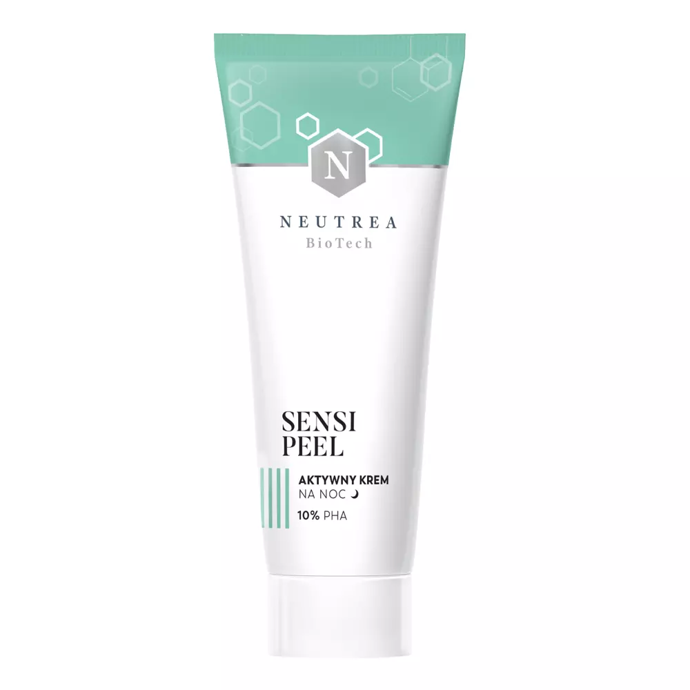 Neutrea - Ночной крем-пилинг с кислотами 10% PHA - Sensi Peel - 75ml