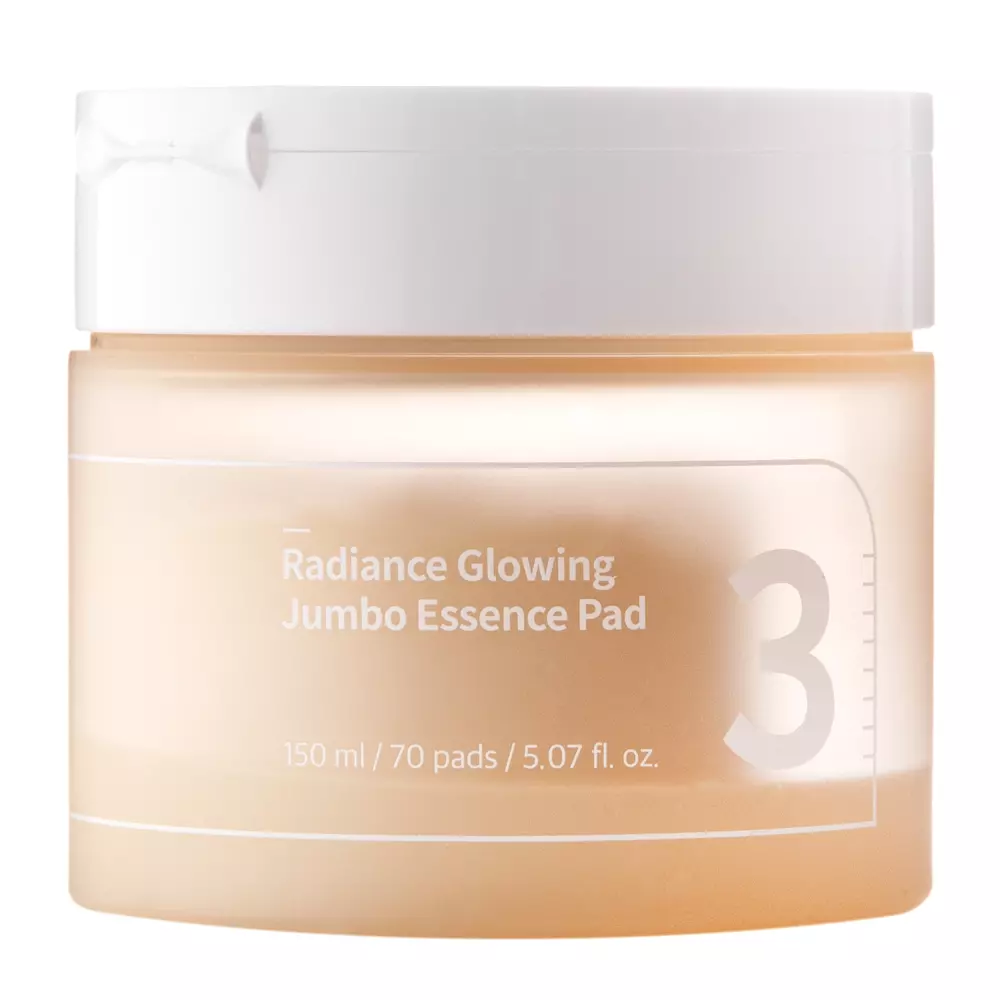 Numbuzin - No.3 - Пэды для сияния кожи лица - Radiance Glowing Jumbo Essence Pad - 70шт.