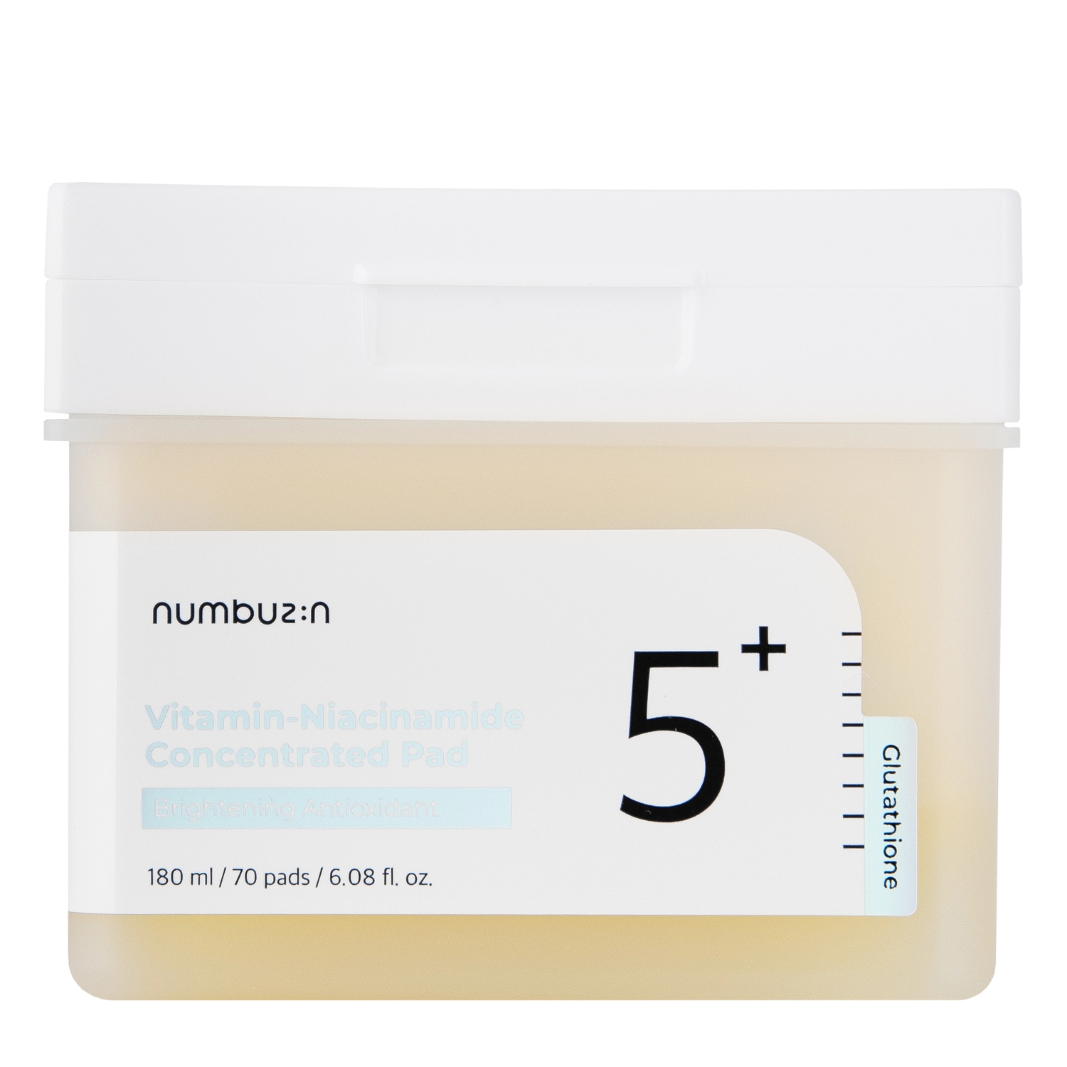 Numbuzin - No.5 Vitamin - Niacinamide Concentrated Pad - Пэды для лица с ниацинамидом - 180ml/70шт.