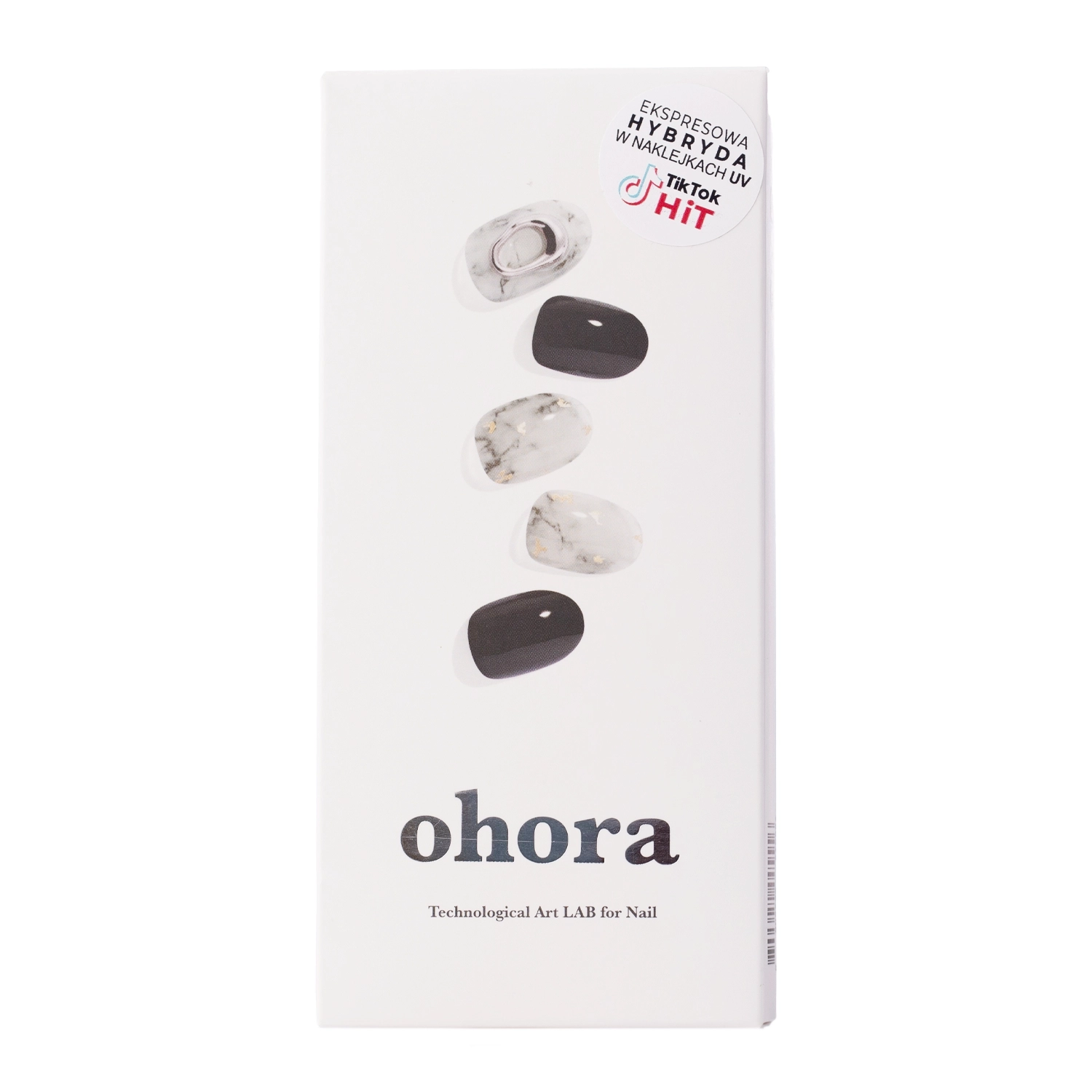 Ohora - Semicured Gel Nail - Гелевые наклейки для ногтей - Manicure - Marble Stone - 30шт.