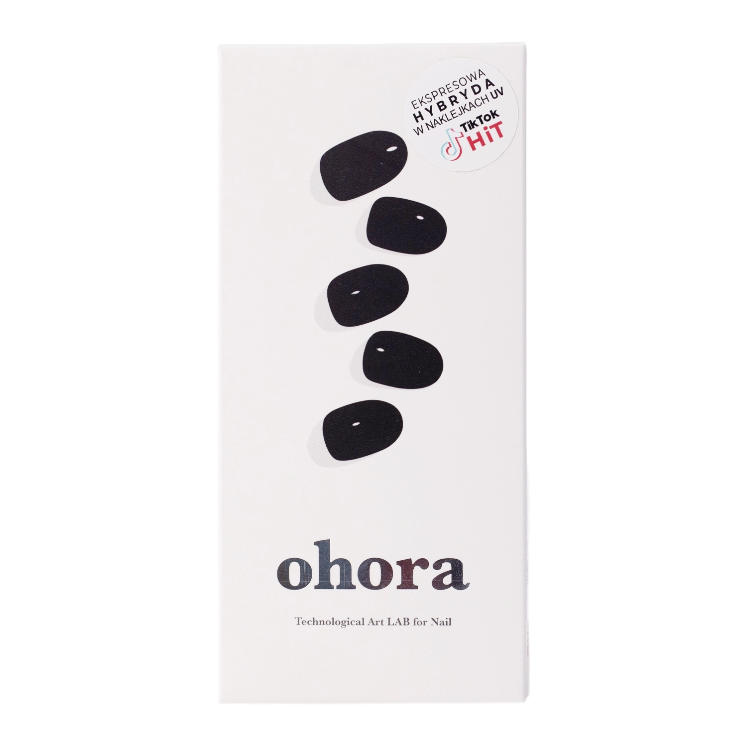 Ohora - Semicured Gel Nail - Гелевые наклейки для ногтей - Manicure - Onyx - 30шт.