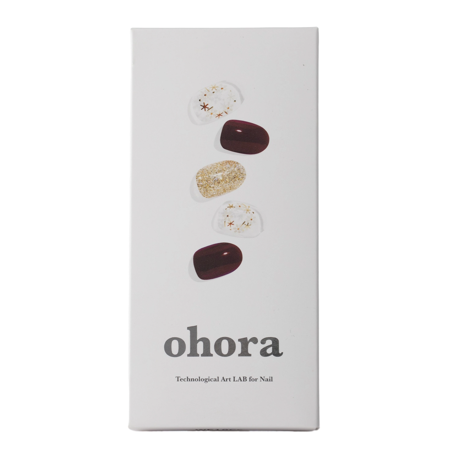 Ohora - Semicured Gel Nail - Гелевые наклейки для ногтей - Manicure - Poinsettia - 30шт.