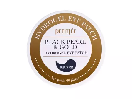 PETITFEE Black Pearl & Gold Eye Patch - Гидрогелевые патчи с золотом и черным жемчугом