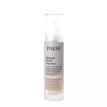 Paese - Стойкий тональный крем - Nanorevit Natural Finish Longwear Everyday Foundation - 35ml