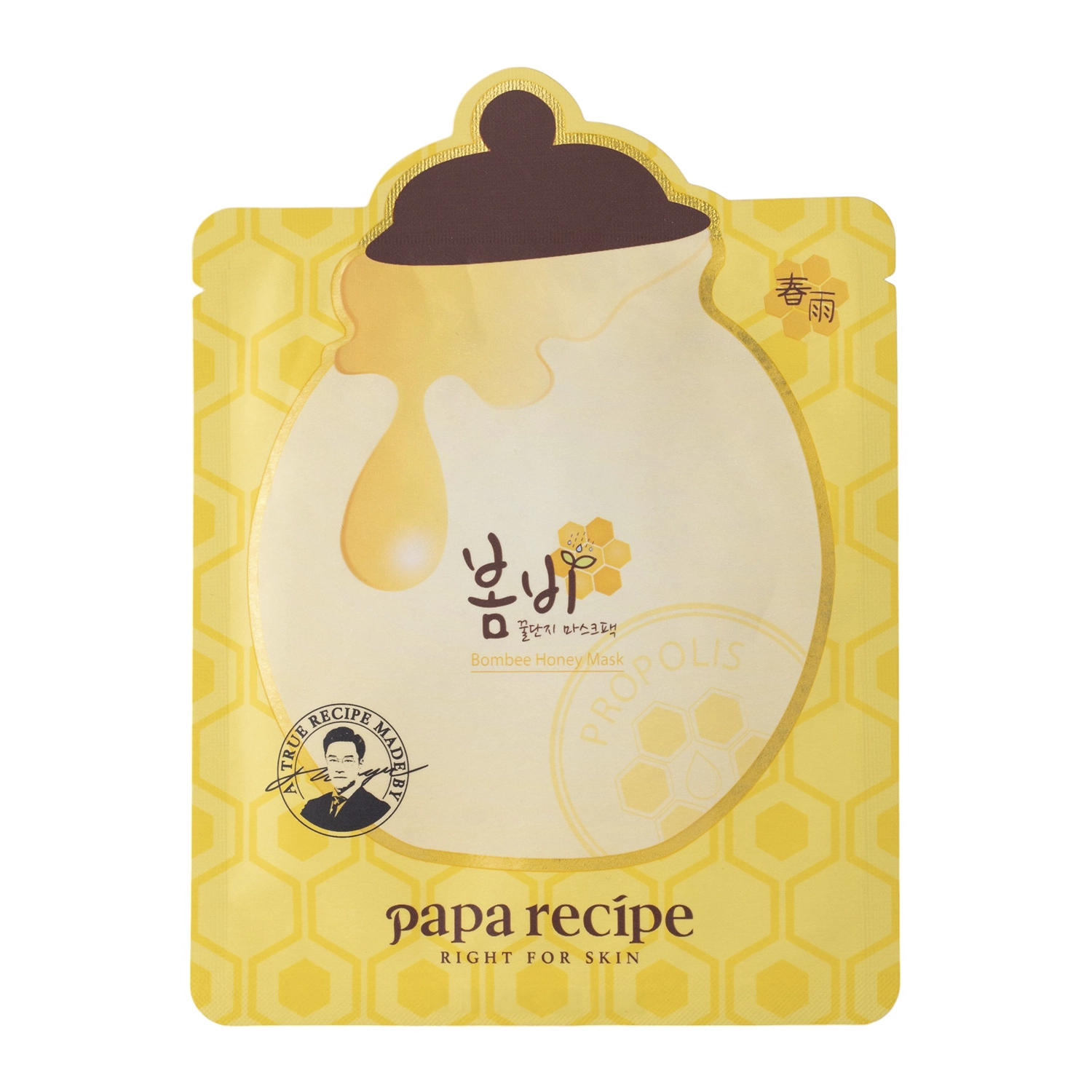 Papa Recipe - Bombee Honey Mask - Питательная тканевая маска с медом - 1шт./25g