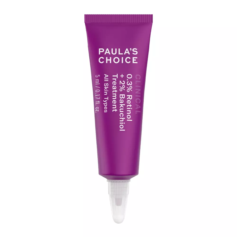 Paula's Choice - Бальзам для лица с ретинолом и бакучиолом - Clinical - 0.3% Retinol + 2% Bakuchiol Treatment - 5ml