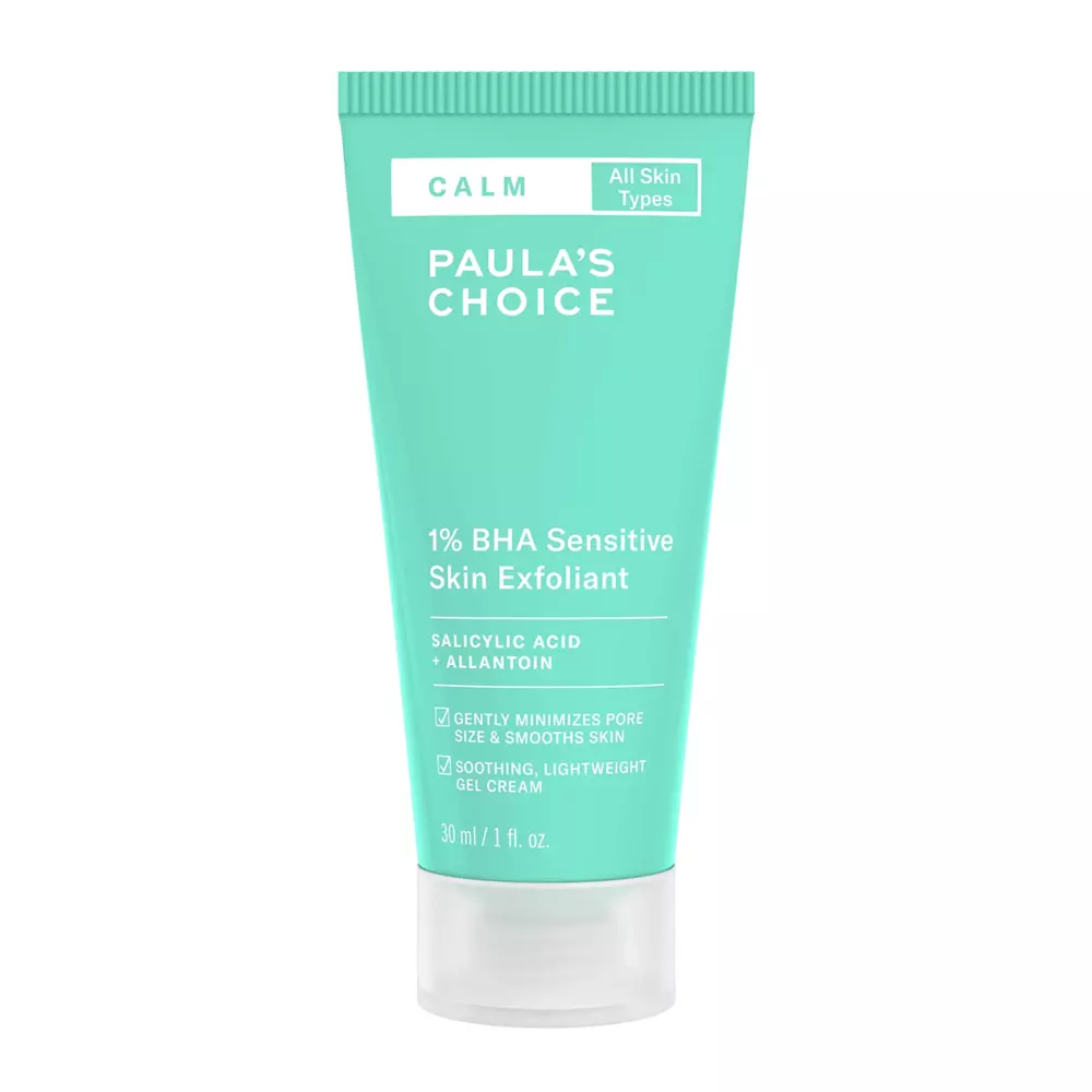 Paula's Choice - Calm 1% BHA Sensitive Skin Exfoliant - Мягкий отшелушивающий гель-крем для чувствительной кожи - 30ml