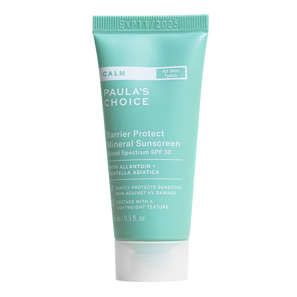 Paula's Choice - Calm Barrier Protect Mineral Sunscreen SPF 30 - Минеральный солнцезащитный крем - 15ml