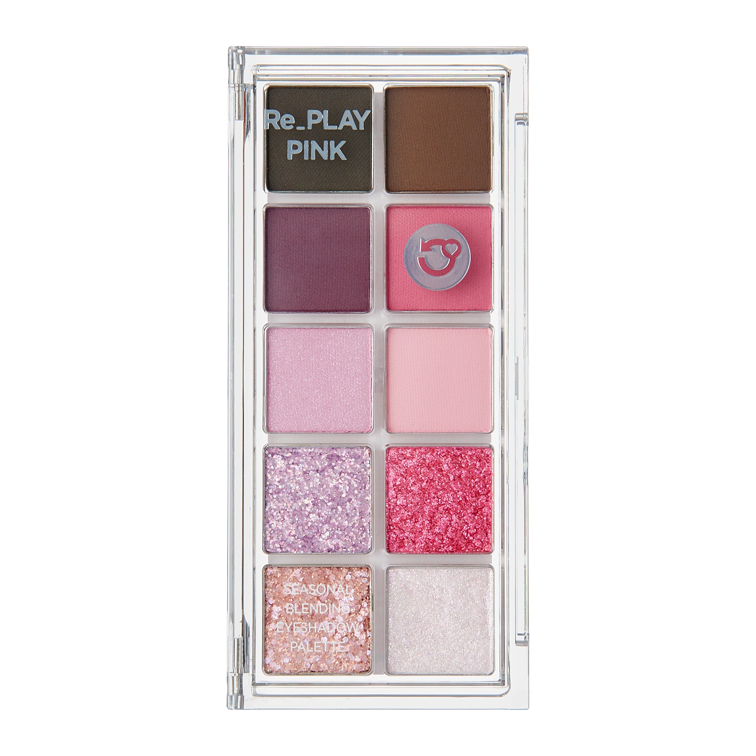 Peach C - Seasonal Blending Eyeshadow Palette - Палетка теней для век - 03 Re_Play Pink - 7,5g