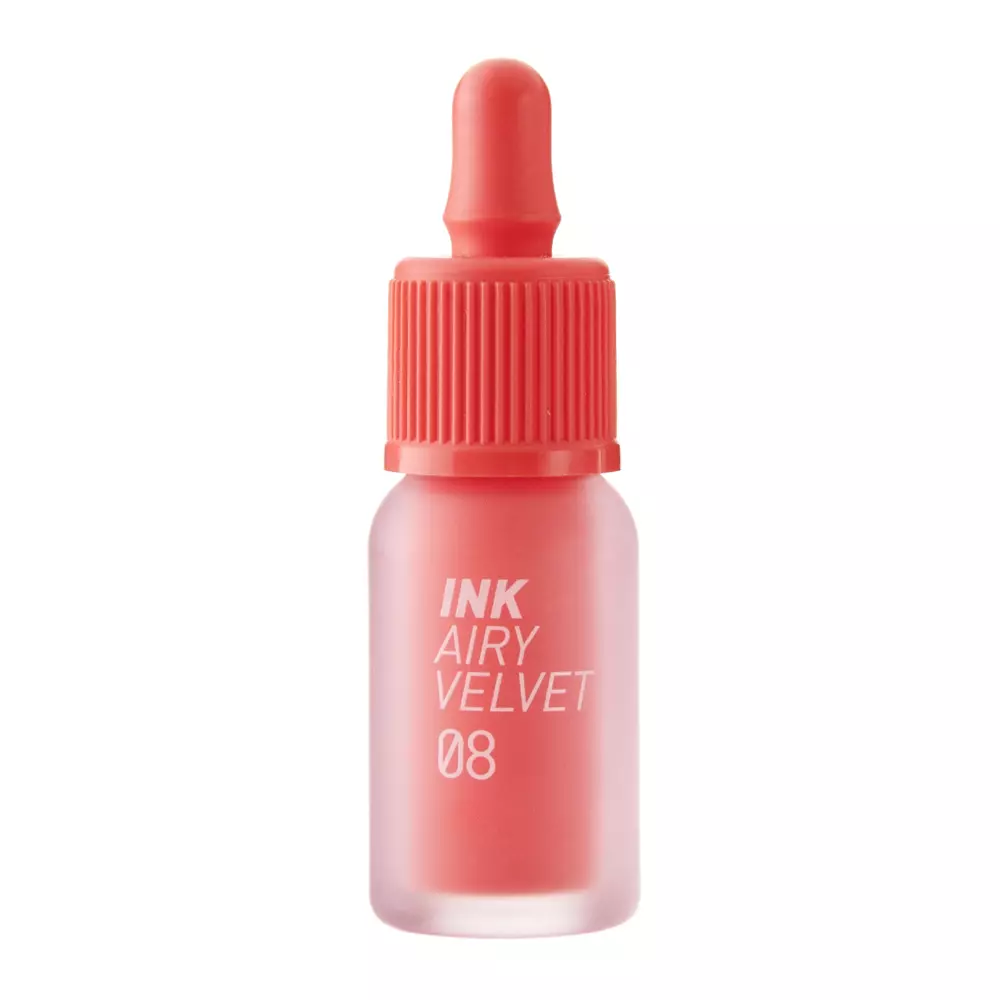 Peripera - Ink Airy Velvet - Бархатный тинт для губ - 08 Pretty Orange Pink - 4g