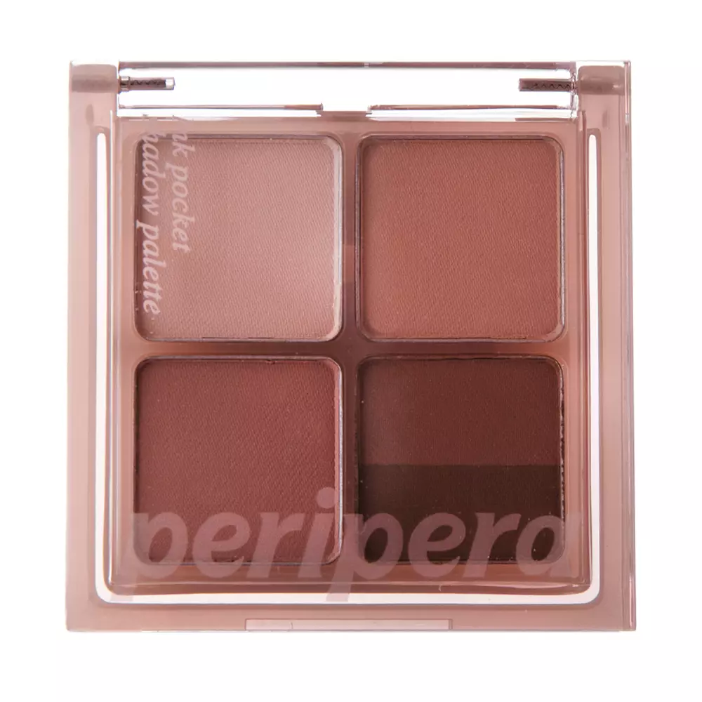 Peripera - Ink Pocket Shadow Palette - Тени для век - 004 You Know What Mute Is - 4 x 1,6g