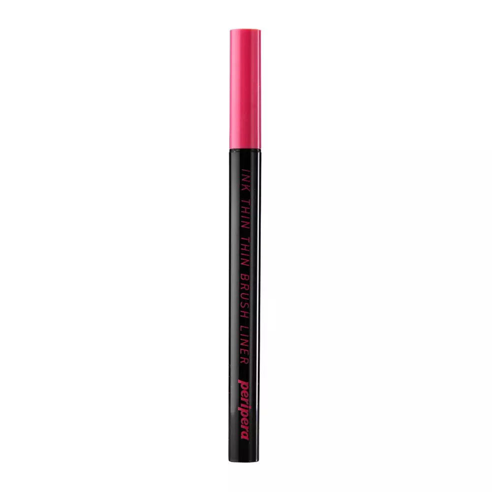 Peripera - Ink Thin Thin Brush Liner - Подводка для глаз в форме тонкого фломастера - 01 Black Noir - 0,5g