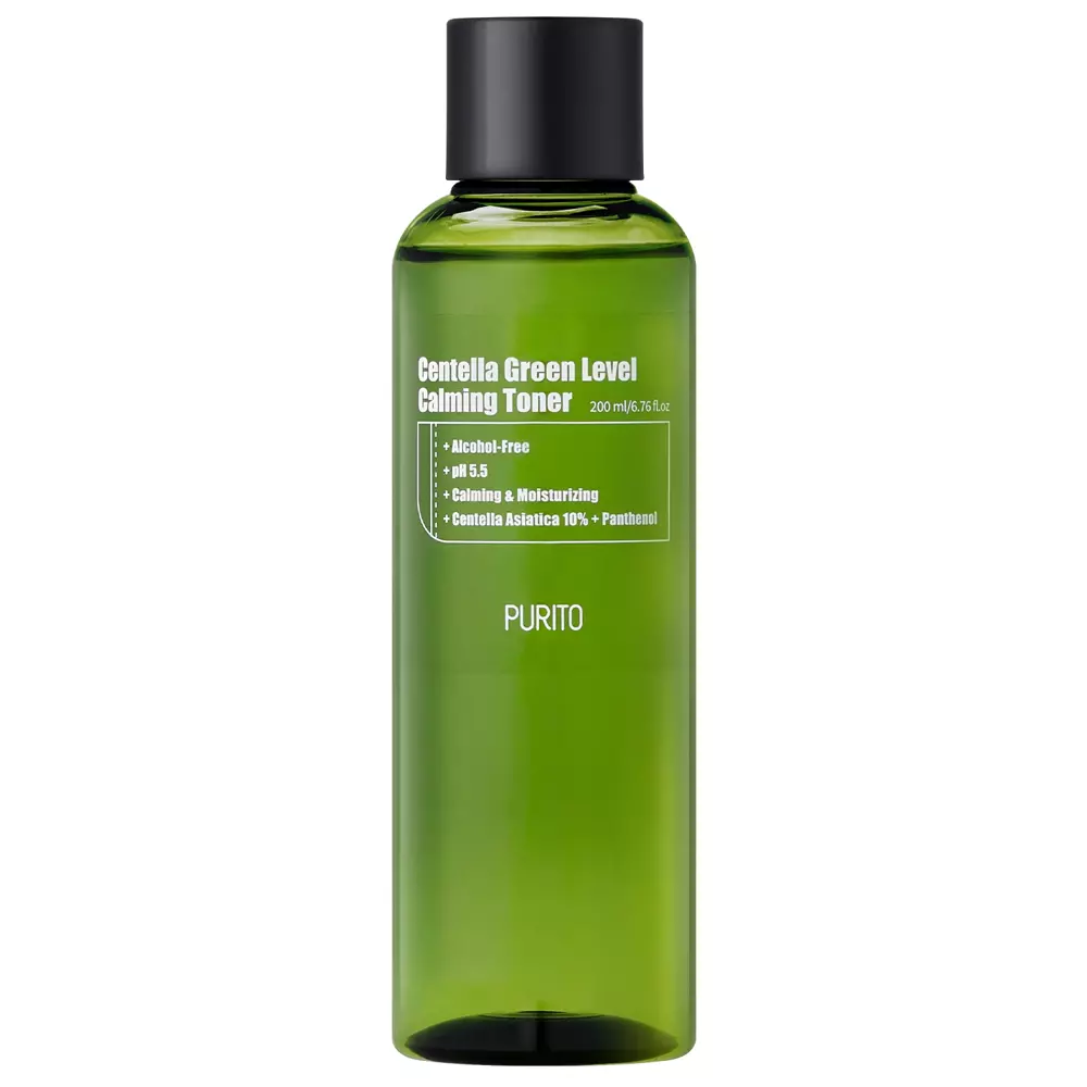 Purito - Centella Green Level Calming Toner - Увлажняющий тонер на основе центеллы азиатской - 200ml