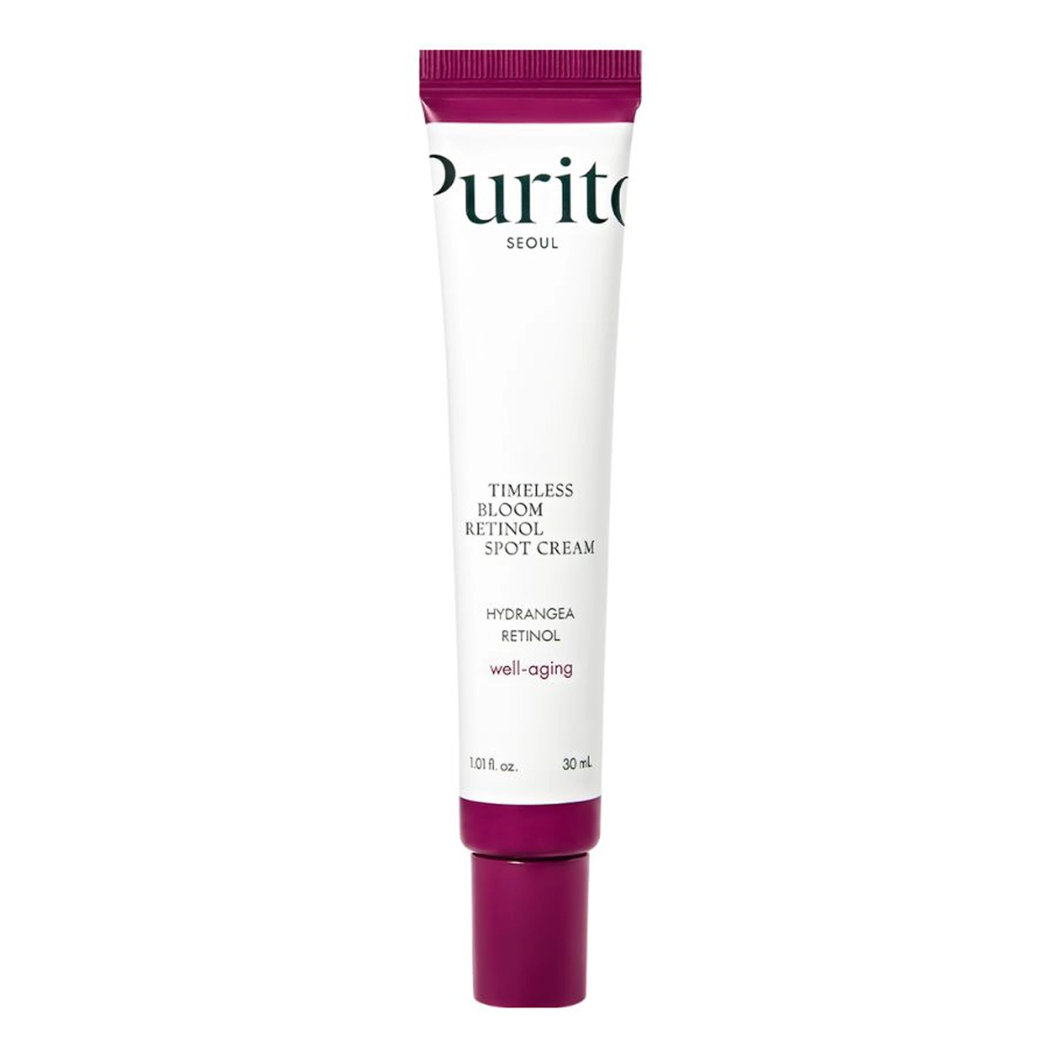 Purito Seoul - Timeless Bloom Retinol Spot Cream - Крем против морщин с ретинолом - 30ml