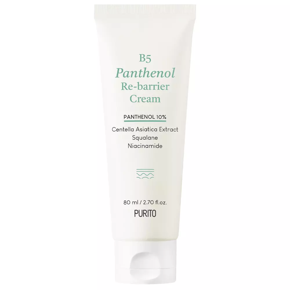 Purito - Восстанавливающий крем для лица с пантенолом - B5 Panthenol Re-Barrier Cream - 80ml