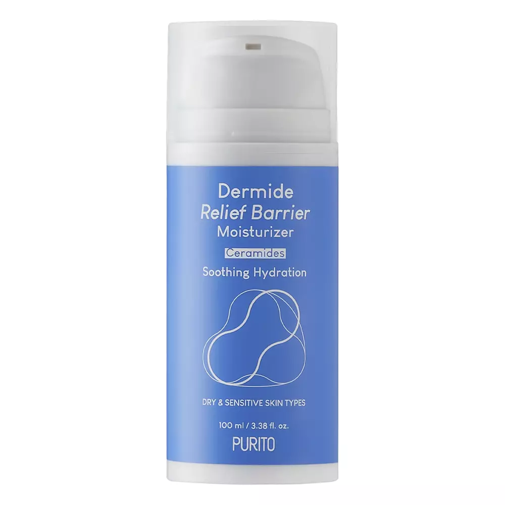 Purito - Восстанавливающий крем с церамидами - Dermide Relief Barrier Moisturizer - 100ml