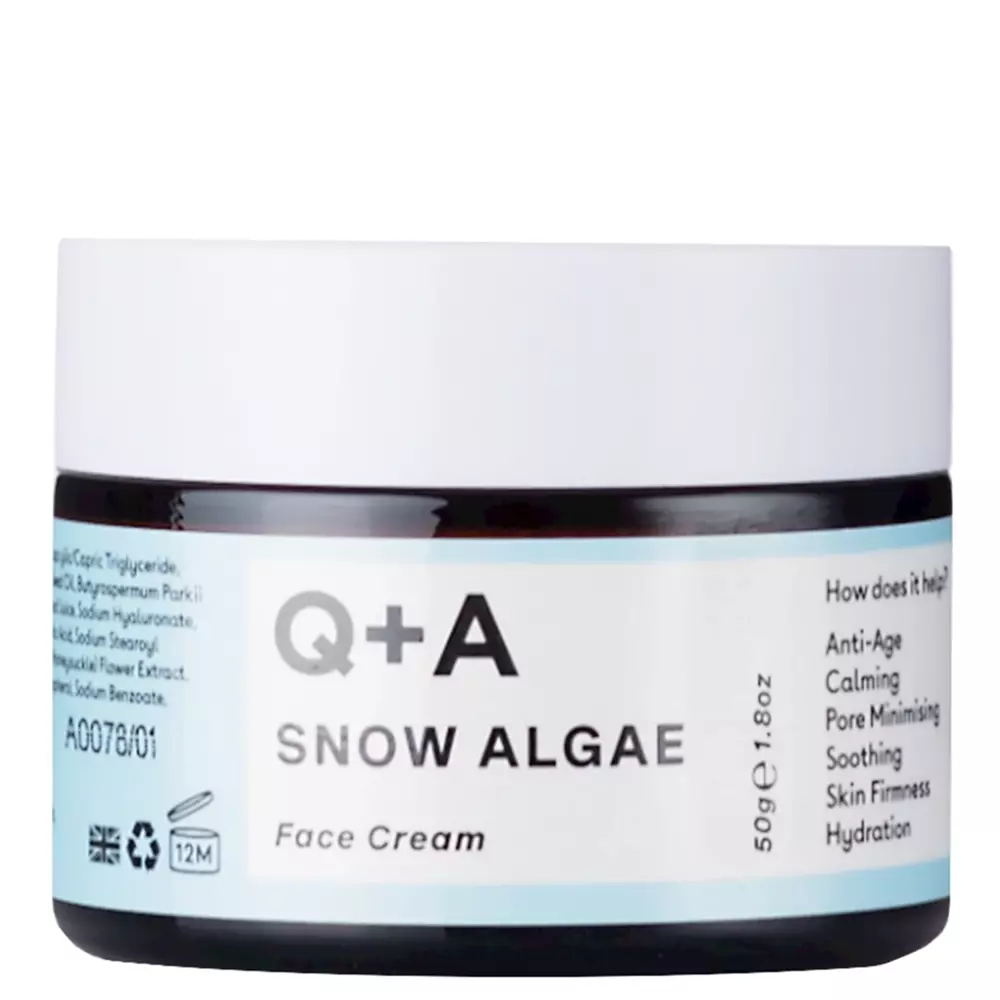 Q+A - Крем для лица со снежными водорослями - Snow Algae Intensive Face Cream - 50g