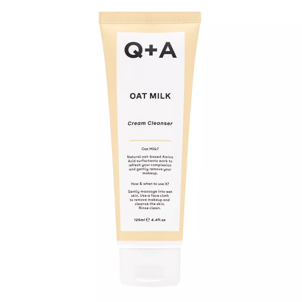 Q+A - Очищающий крем с овсяным молоком - Oat Milk Cream Cleanser -125ml