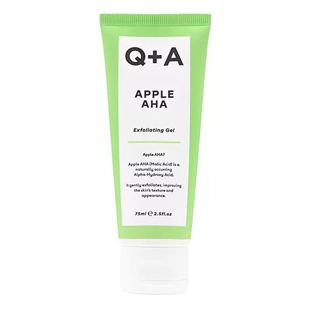 Q+A - Отшелушивающий гель с AHA кислотами - Apple AHA - Exfoliating Gel - 75ml