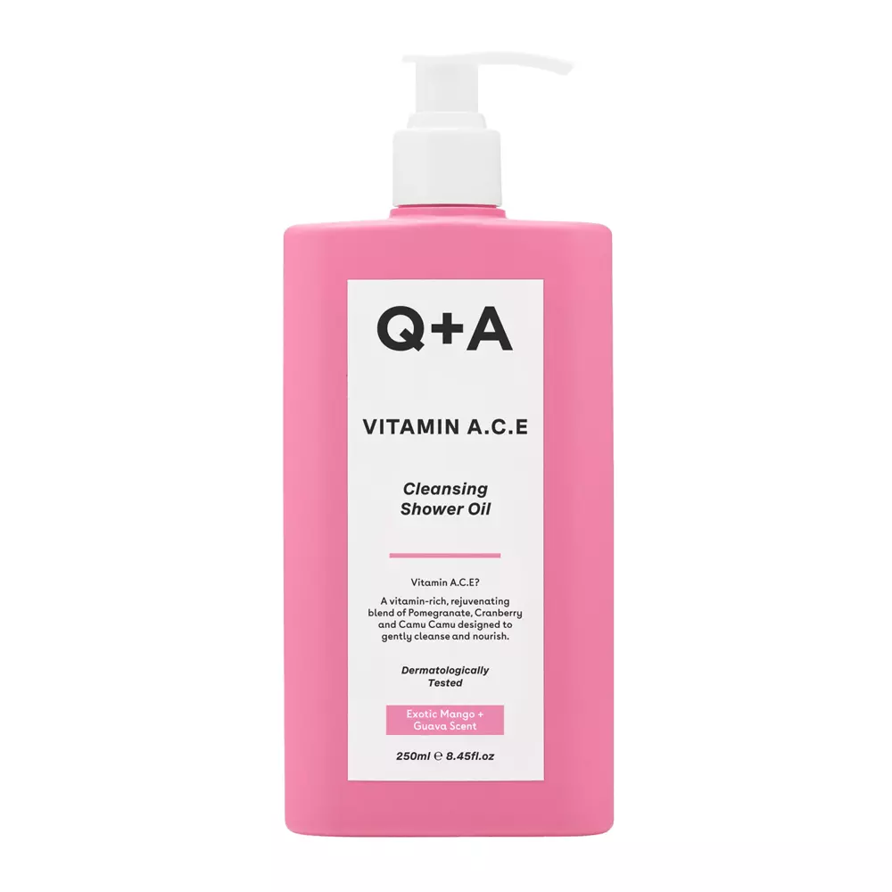 Q+A - Vitamin A.C.E Shower Oil - Витаминизированное масло для душа - 250ml