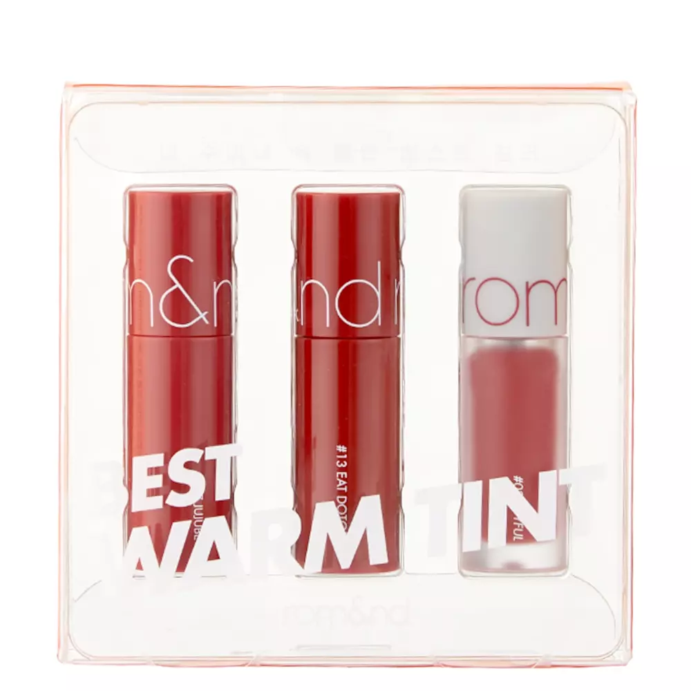 Rom&nd - Набор тинтов для губ - Best Tint Edition - 01 Warm Tone Pick - 3x2g