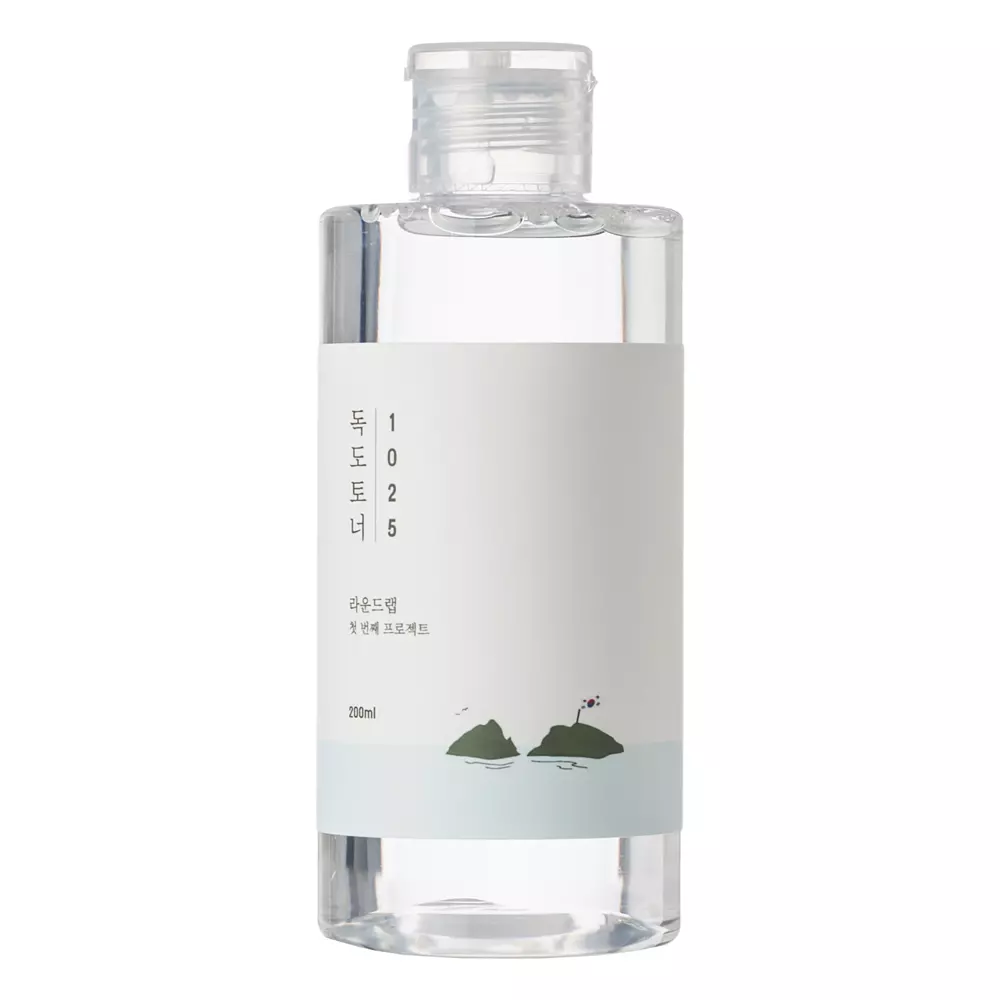 Round Lab - Разглаживающий тонер для лица - Time Deal 1025 Dokdo Toner - 200ml